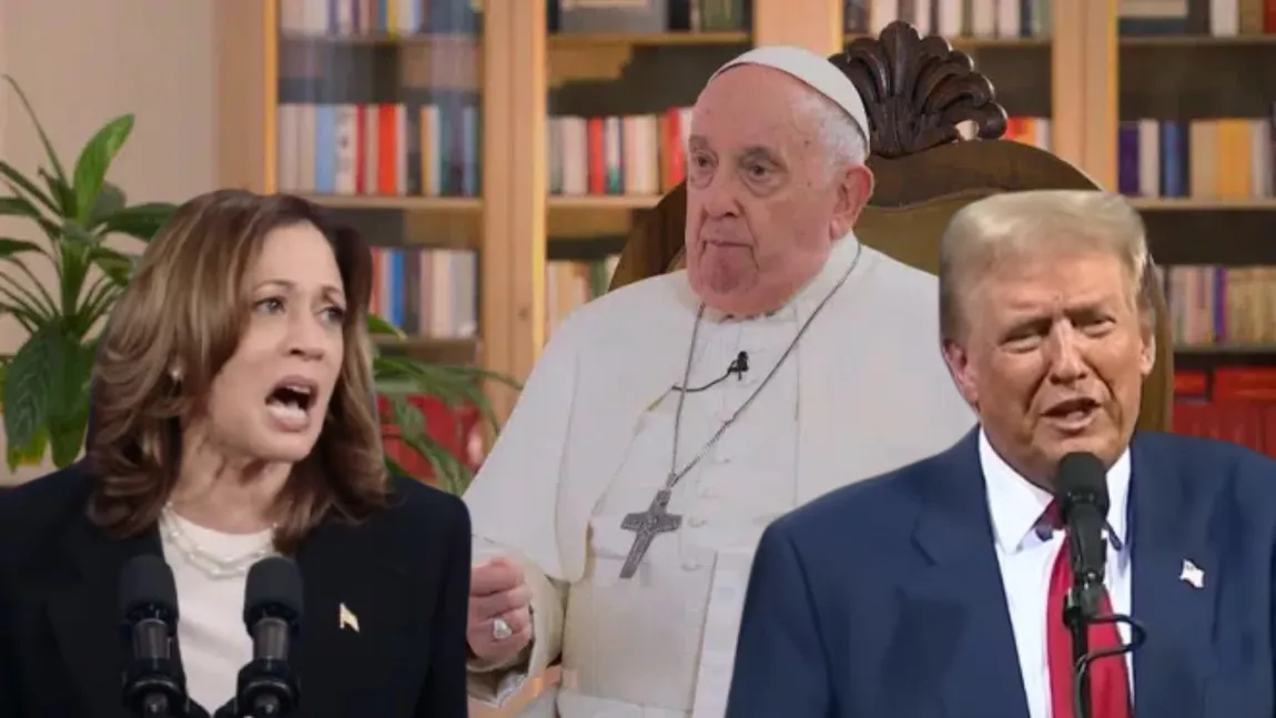 Papa Francisc îi critică pe Kamala Harris și Donald Trump pentru politicile lor privind avortul și imigrația „Amândoi sunt împotriva vieții”