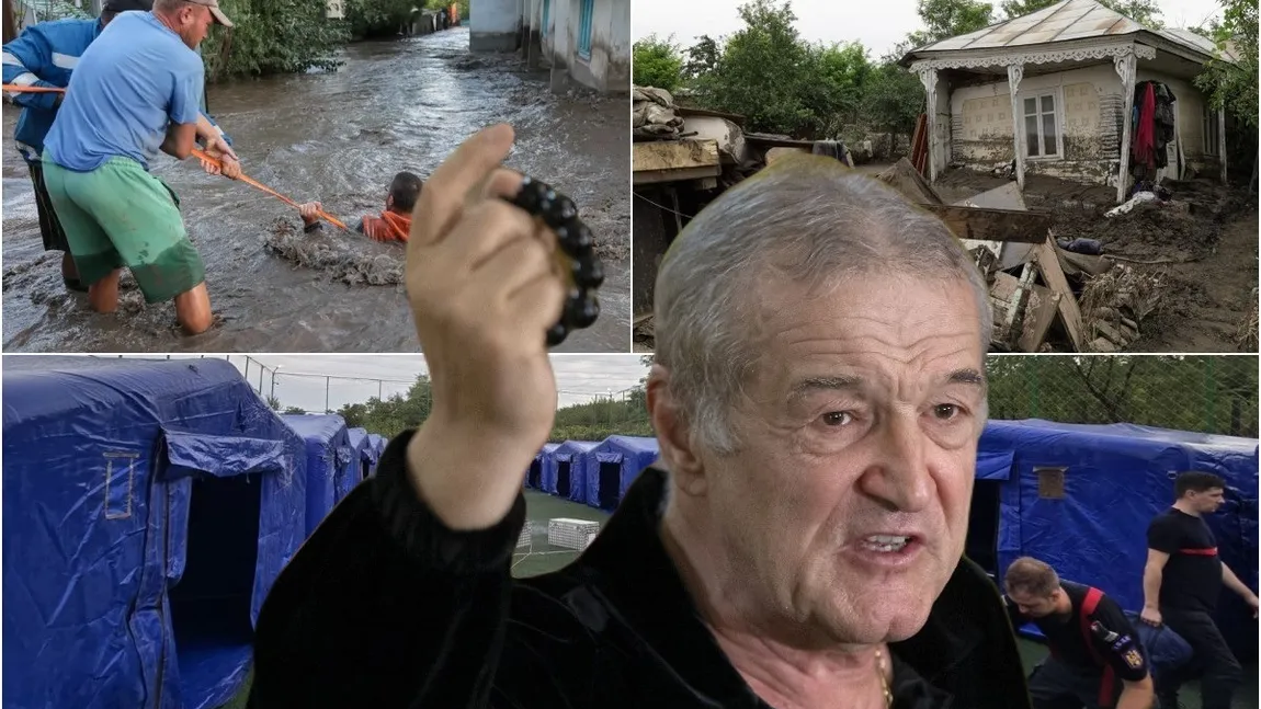 EXCLUSIV / Gigi Becali anunță CUM va ajuta sinistrații din județul Galați. ”Am îmbătrânit, dar tot leu sunt!”