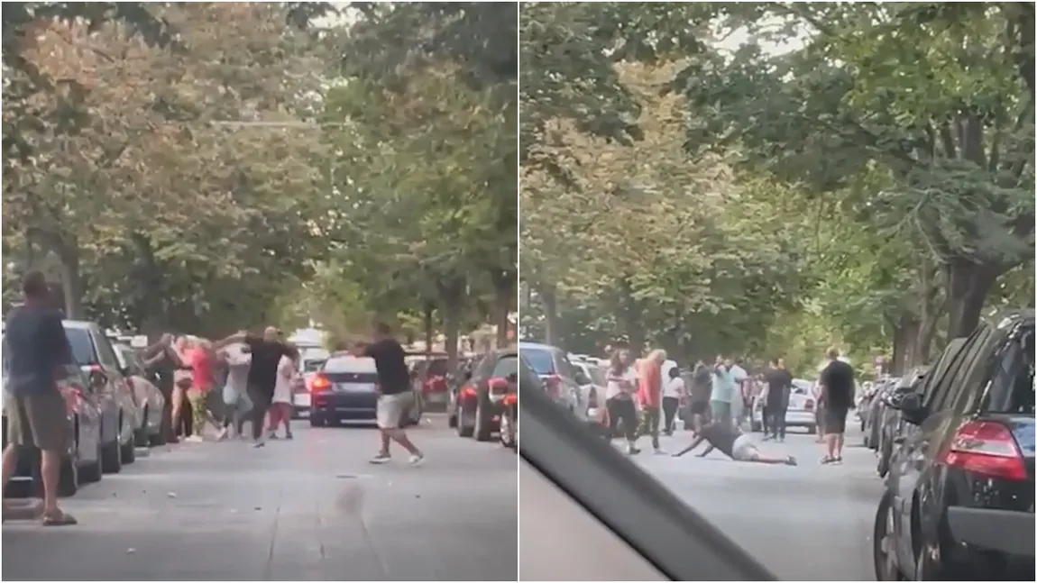 Două familii de români au terorizat locuitorii unui oraș din Spania. S-au bătut pe străzi cu bâte, săbii și cuțite
