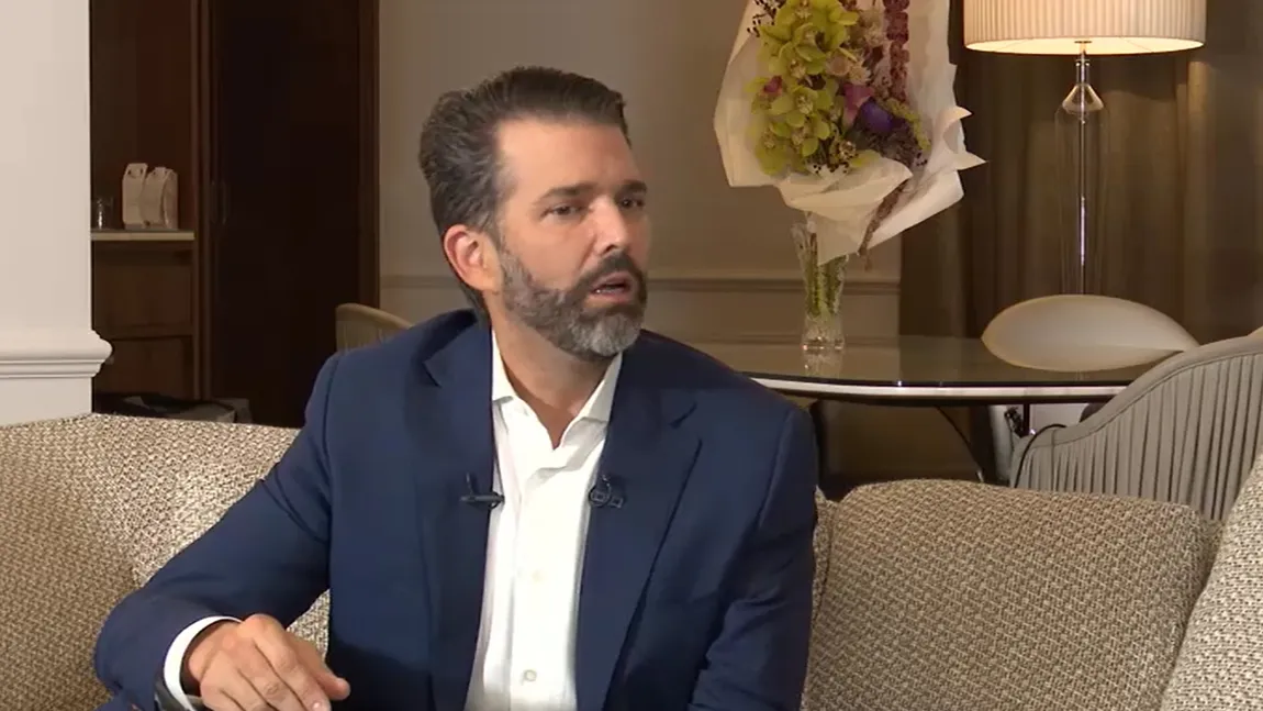EXCLUSIV - Donald Trump Jr., la Romania Tv despre războiul din Ucraina: Se va încheia atunci când nu vom mai trimite fonduri nelimitate