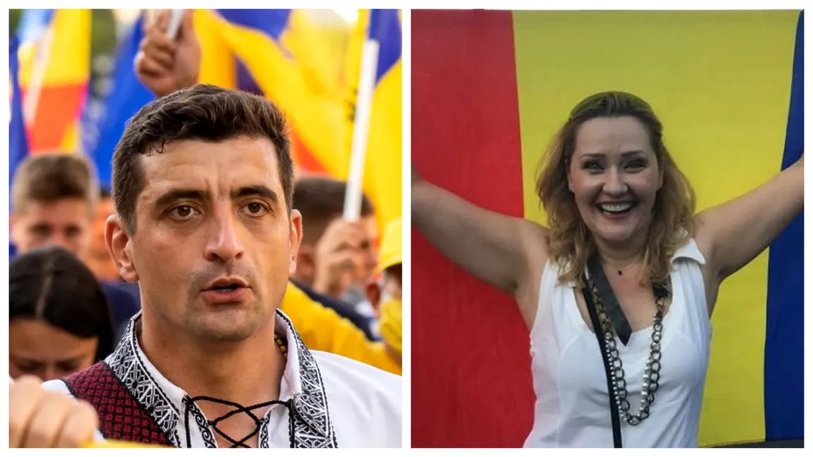 VIDEO George Simion s-a dus peste Elena Lasconi la Primăria Câmpulung: ”Haideți, doamnă, să ne dăm mâna. Am venit cu cele mai bune intenții”