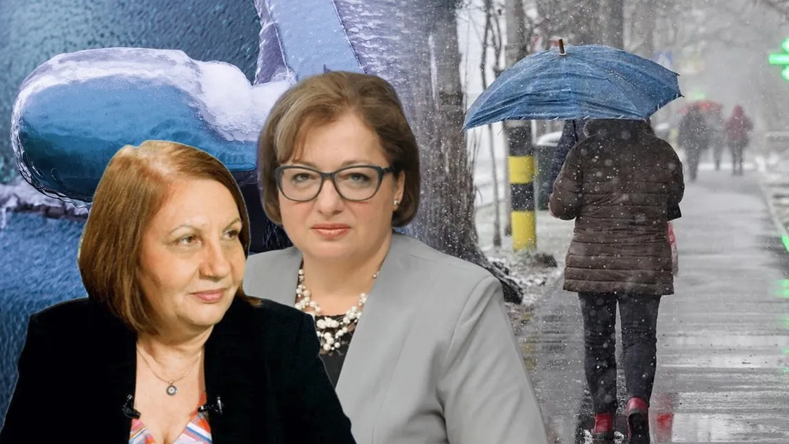 Ciclonul polar aduce iarna mai devreme, s-a reunit Comitetul de urgenţă. Elena Mateescu şi Florinela Georgescu de la ANM anunţă weekend cu plapumă VIDEO