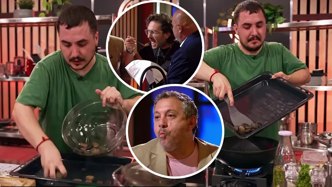 Petre a venit la MasterChef 2024 să gătească pietre cu sos. Cum au reacționat Scărlătescu, Bontea și Dumitrescu: „Noi am acceptat cu greu chestia asta”