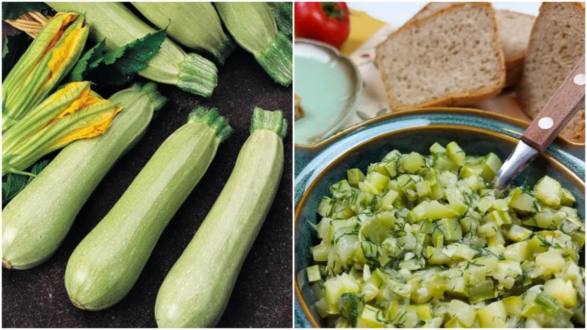 Rețetă! Salată de dovlecei delicioasă, ca la mănăstire. Ingredientul pe care măicuțele îl folosesc pentru un gust desăvârșit