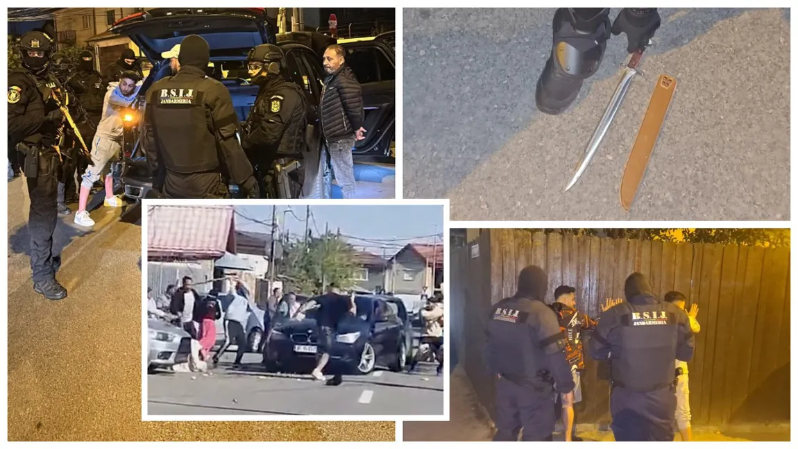 Anchetă uriașă după bătaia cu săbii și bâte de la Spitalul Pantelimon. Peste 400 de polițiști s-au mobilizat pentru a-i prinde pe agresori