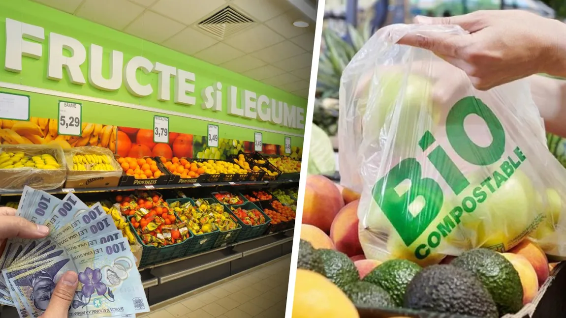 Taxa care îi obligă pe români să lase mai mulți bani în supermarketuri. Clienții plătesc în plus când pun în coș fructe și legume