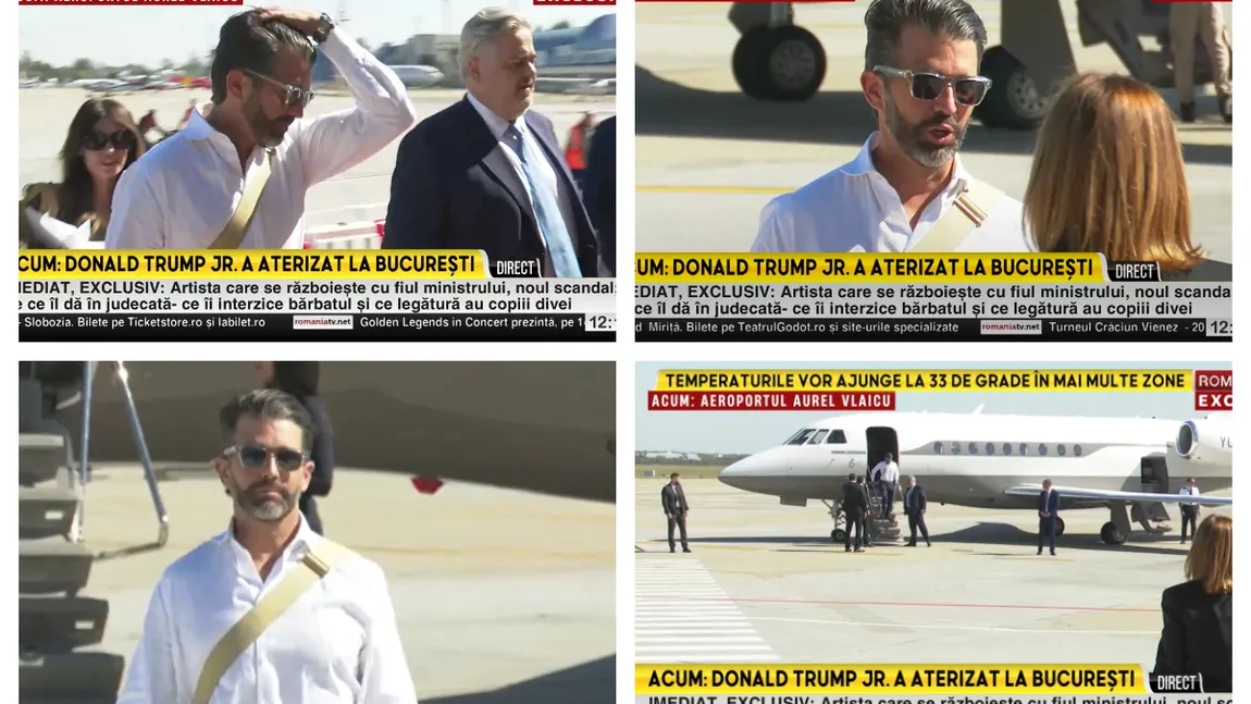 România TV l-a adus pe Donald Trump Jr.: 