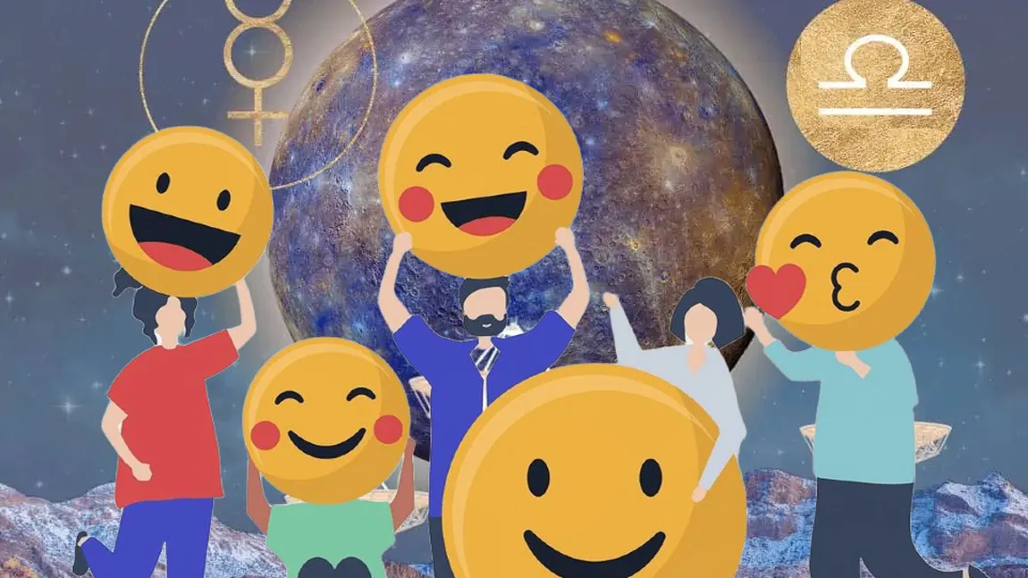 Comunicatorul Mercur intră în echilibrata Balanță. 5 zodii se simt binecuvântate până în 13 octombrie 2024