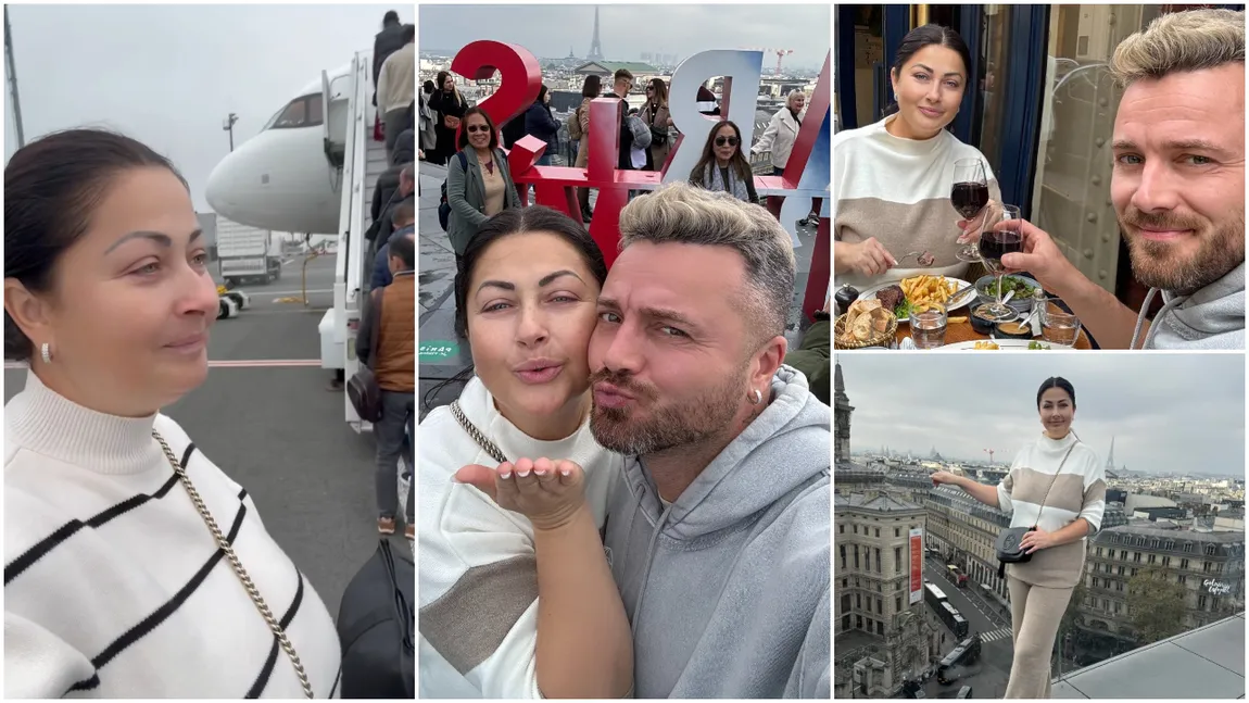 Gabriela Cristea și Tavi Clonda, peripeții în aeroportul din Paris. 
