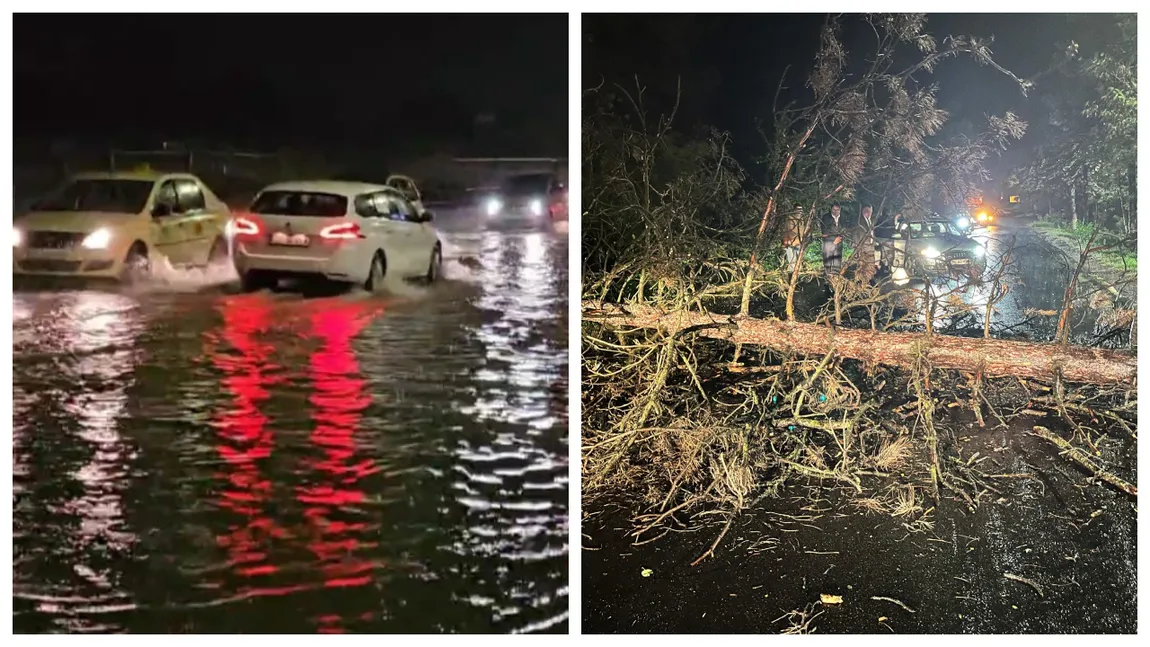 Potop la Constanța! Străzile și locuințele au fost inundate, după efectele devastatoare ale Ciclonului Ashley