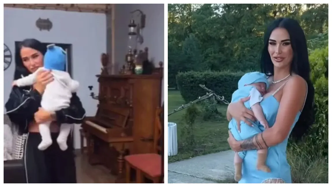 Ce mare a crescut fiul Danielei Crudu. Cum a apărut vedeta alături de mezinul familiei - FOTO