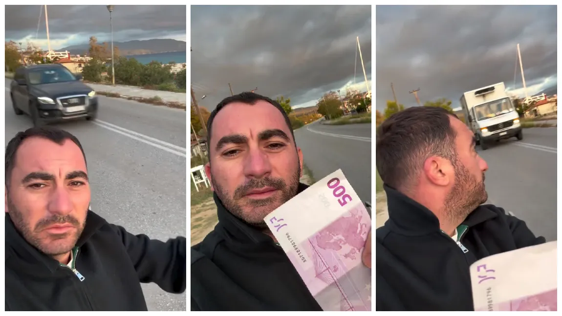 Pescobar a făcut autostopul în Grecia. Banii nu l-au ajutat de această dată: „Nu știu dacă mă ia cineva”