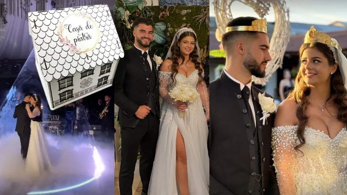 Câți bani au dat invitații la nunta lui Iancu Sterp și a Denisei Coțolan. Suma colosală pe care mirii au adunat-o