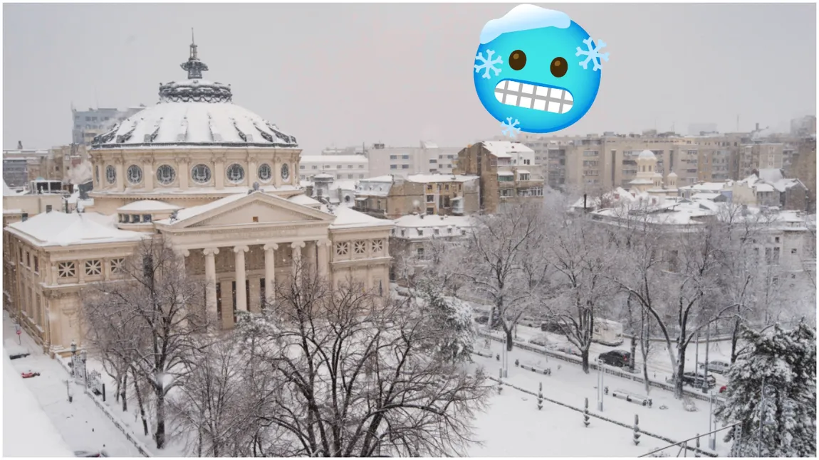 Vortexul polar se face simţit şi în România, ANM a emis Cod Galben. Se depune strat de zăpadă la munte