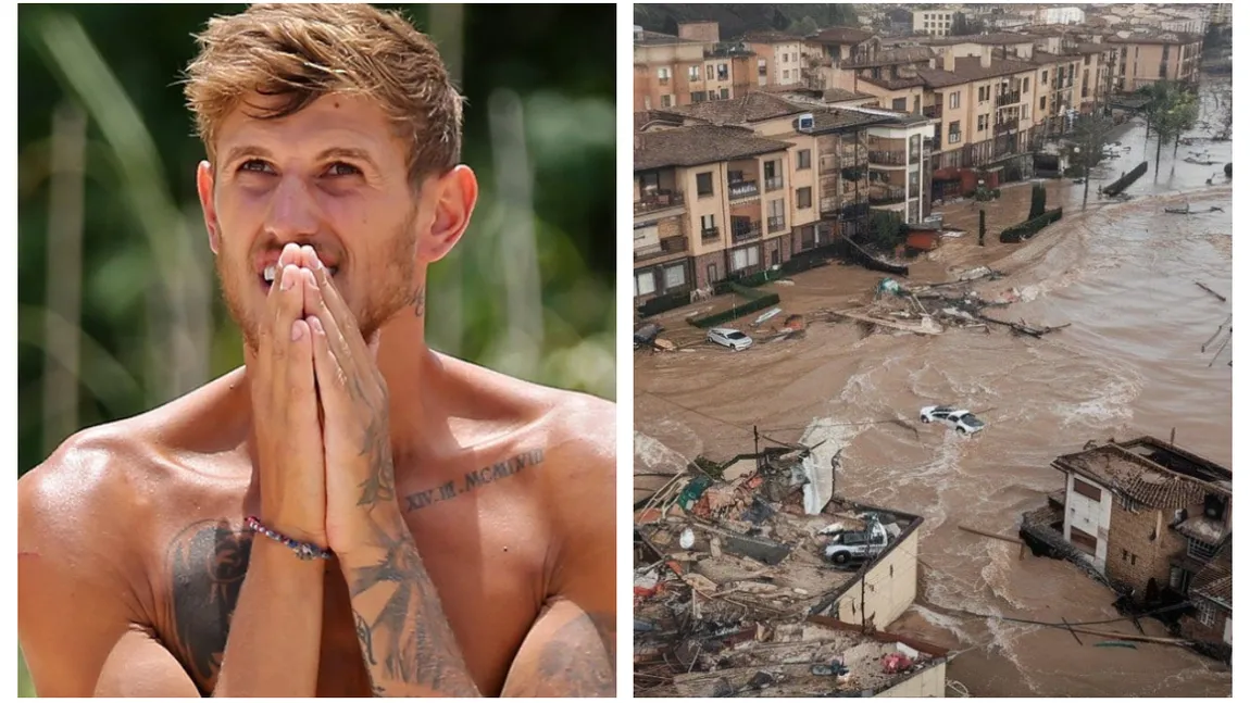 Inundațiile din Spania. Alex Delea este șocat: ”Credeam că mă uit la un film”. Mama unei vedete Survivor este prinsă în mijlocul puhoaielor