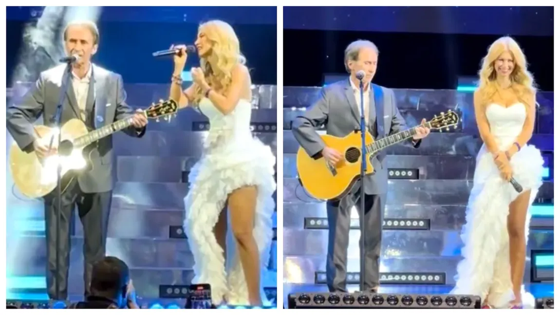 Andreea Bălan şi-a iertat tatăl pe scena de la Sala Palatului, la concertul de 100.000 de euro. 
