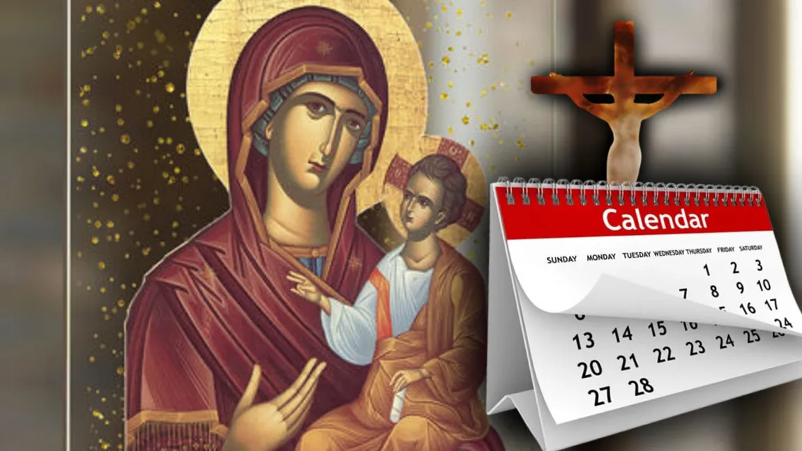 Calendar Ortodox 2025. Sărbătorile cu cruce roșie din următorul an calendaristic. Când pică Paștele, Înălțarea Domnului și Rusaliile