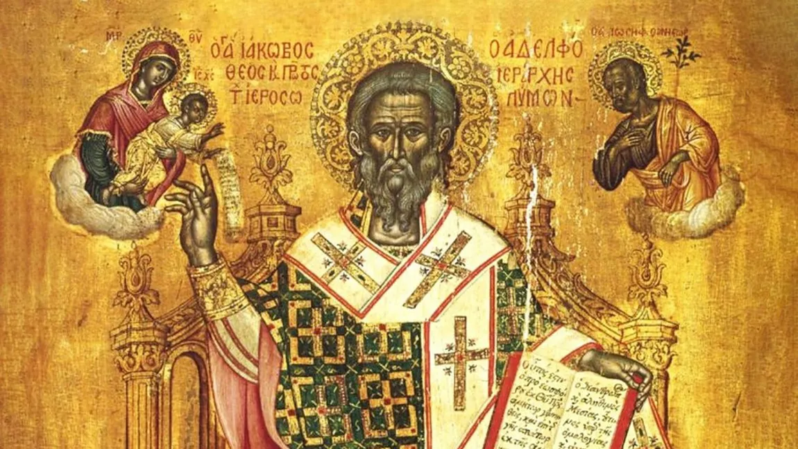 Calendar ortodox 23 octombrie 2024. Sfântul Apostol Iacob cel Drept, primul episcop al Ierusalimului. Rugăciunea rostită de credincioșii greu încercați și fără de speranță
