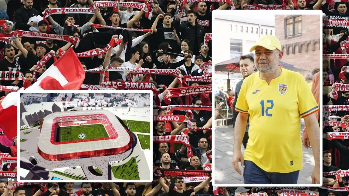 Premierul Marcel Ciolacu le promite fanilor dinamoviști că stadionul din Ștefan cel Mare o să fie finalizat