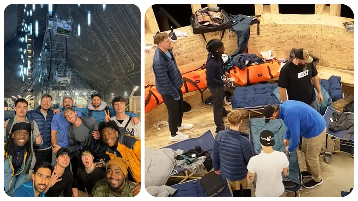 Celebrul vlogger MrBeast, despre Salina Turda: „Este cel mai tare oraș subteran pe care l-am văzut vreodată”. Filmarea cu salina a făcut 40 milioane de vizualizări în 24 de ore