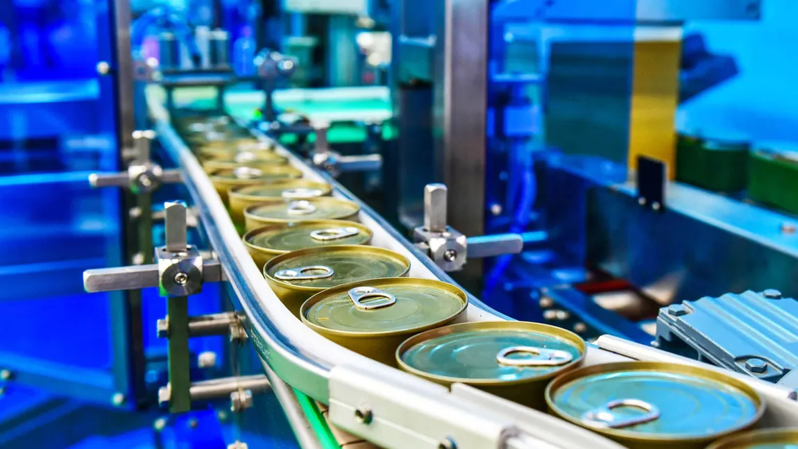 Industria alimentară din România, în creștere cu 7,4 la sută față de anul trecut