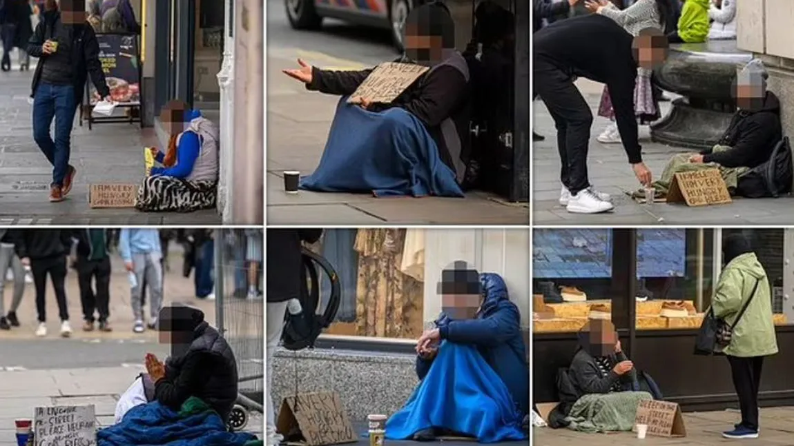 Cât câștigă cerșetorii români pe străzile Londrei în preajma sărbătorilor de iarnă