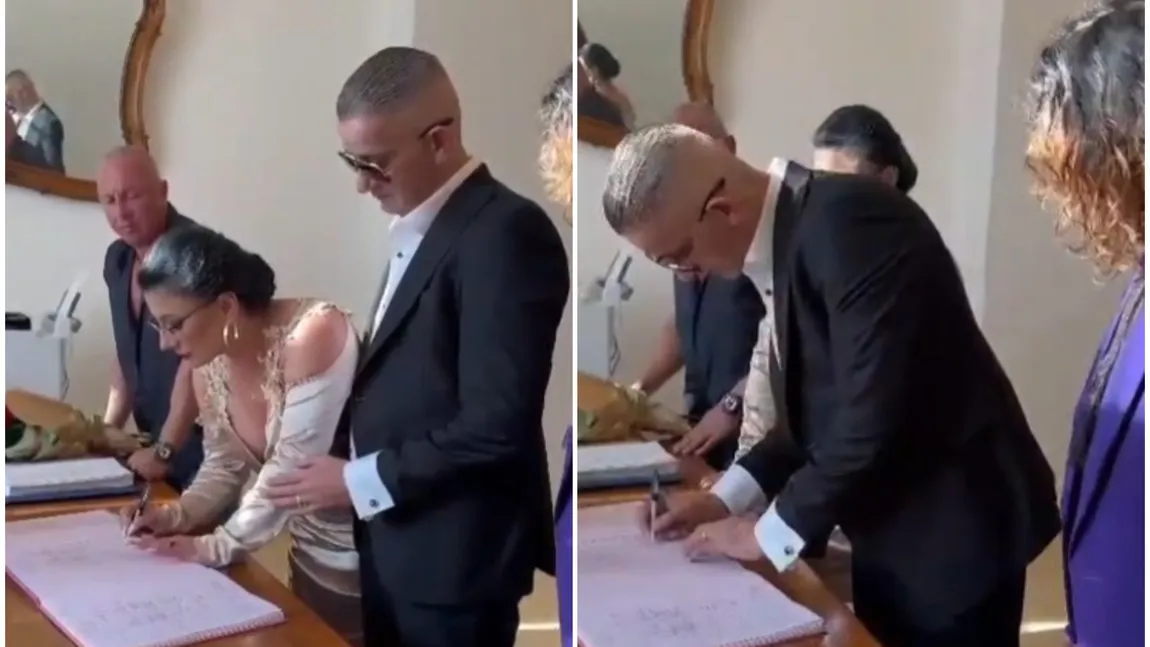 Daniel Onoriu s-a căsătorit cu iubita lui, Cătălina. Primele imagini de la eveniment: 