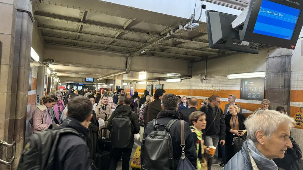 Explozie de proporții în trenul care transportă europarlamentari de la Strasbourg la Bruxelles