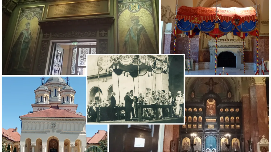 FOTOREPORTAJ EXCLUSIV Paradoxul încoronării de la Alba Iulia. Motivul pentru care Regele Ferdinand I a fost încoronat în curtea catedralei, sub un baldachin, deși lăcașul de cult fusese construit special pentru această ceremonie