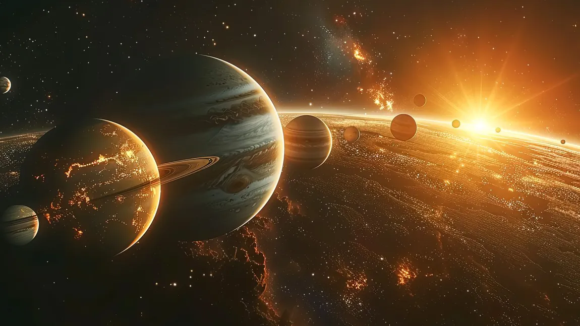 Întâlnirea TITANILOR: Soarele și norocosul JUPITER,  în armonie pe cer. Cum se schimbă VIAȚA zodiilor din  14 octombrie 2024