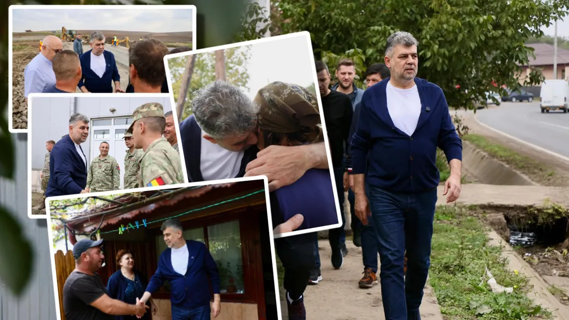 Marcel Ciolacu a vizitat din nou localitățile din Galați afectate de inundații. ''Am promis că nu voi lăsa niciun român în urmă''