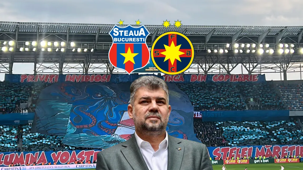 Marcel Ciolacu intervine în conflictul dintre CSA Steaua şi FCSB. Cu ce echipă ţine premierul: 