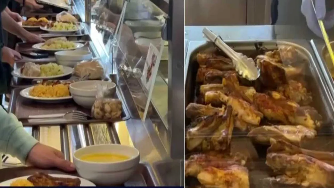 Ireal cât costă un meniu complet de prânz la cantina Universității de Medicină din Cluj! 