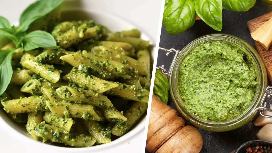 Paste cu pesto ca la mama lor. Rețeta de Pesto alla Genovese, un preparat emblematic al bucătăriei italiene