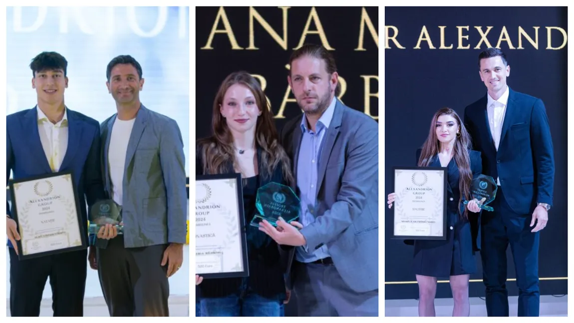 Ana Maria Bărbosu, Mihaela Cambei şi Vlad Stancu, premiaţi pentru performanţele din 2024