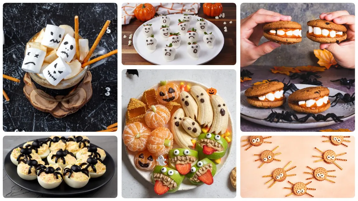 Rețete de Halloween care îi vor da pe spate pe copii. Biscuiții cu dinți care îi vor face îngrozitor de fericiți pe cei mici