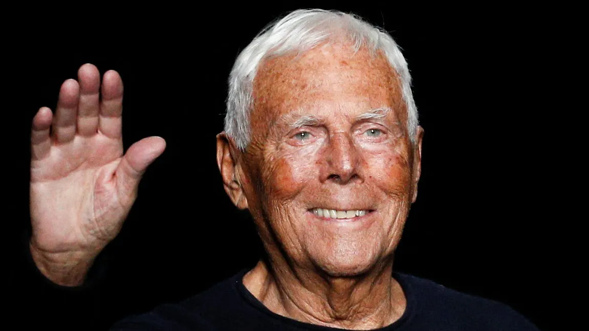 Georgio Armani vrea să se pensioneze. Creatorul de modă are 90 de ani şi o avere de aproape 7 miliarde de dolari