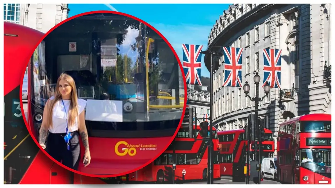 Salariul anual al unei românce stabilite în Londra, șofer de autobuz, cu program de 5 zile pe săptămână. Suma pe care o primește e impresionantă
