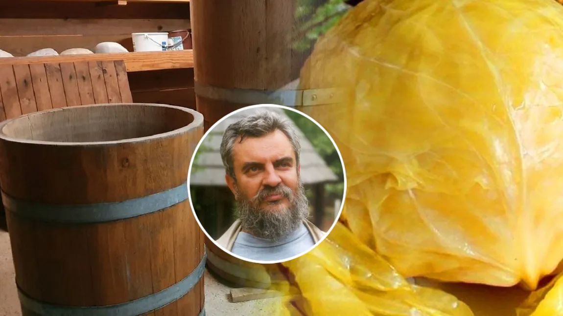 Varză murată după rețeta lui Radu Anton Roman. Cele două reguli de aur pentru ca varza să nu se înmoaie și să nu facă floare