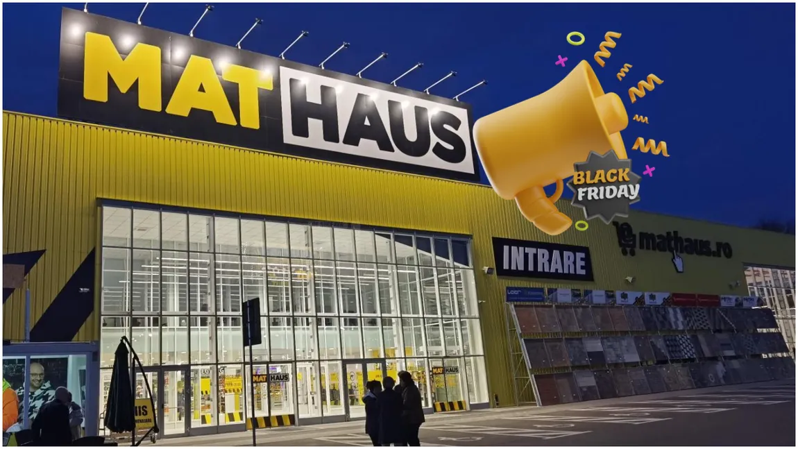 Black Friday 2024 la Mathaus. Retailerul vine cu reduceri de până la 50% la materialele de construcții