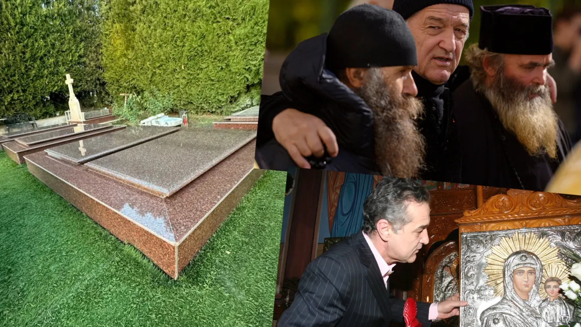 Cum arată mormintele familiei Becali aflate în Cimitirul 