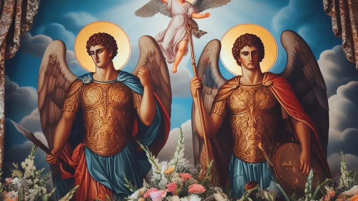 Calendar ortodox 8 noiembrie 2024. Cruce roşie, Sfinţii Mihail şi Gavril, ocrotitorii mamelor, copiilor şi celor bolnavi. Rugăciune făcătoare de minuni către Sfinţii Arhangheli