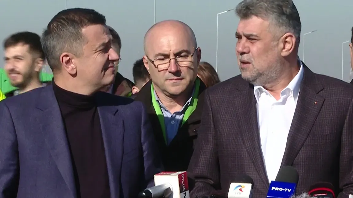 Primii kilometri dați în circulație pe Autostrada Moldovei. Ciolacu: 