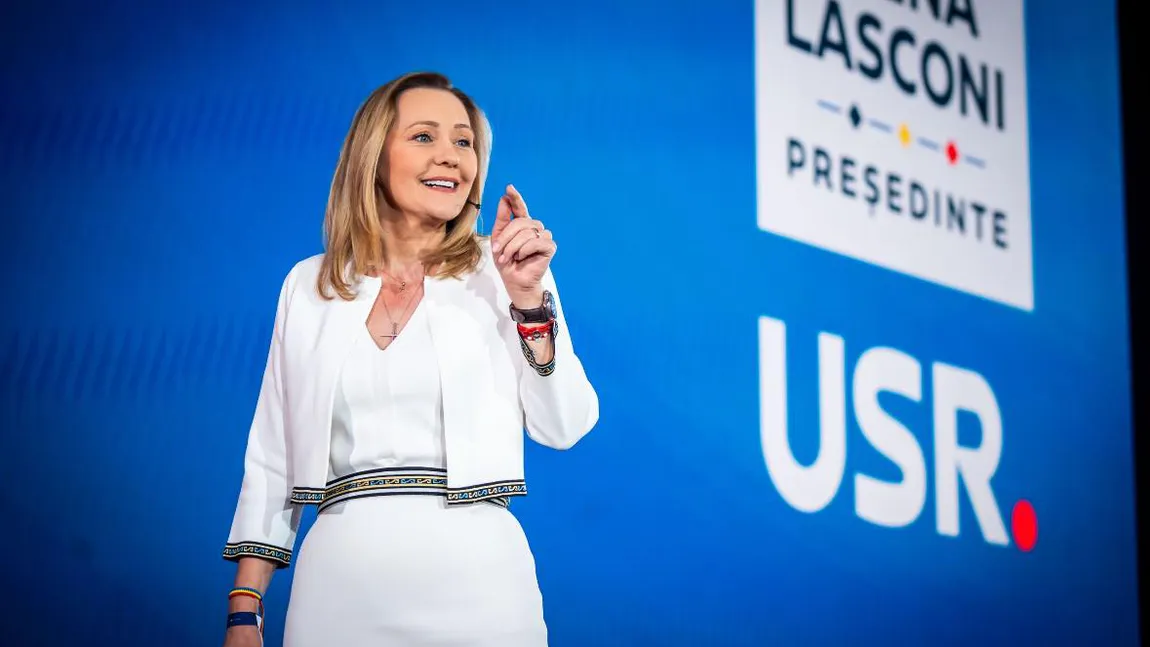 Elena Lasconi: ”Eu o să colaborez cu toate partidele, pentru că voi fi preşedintele României şi îi reprezint pe toţi românii”. Despre numirea unui premier PSD: ”Haideţi să aşteptăm ziua de 1 decembrie”