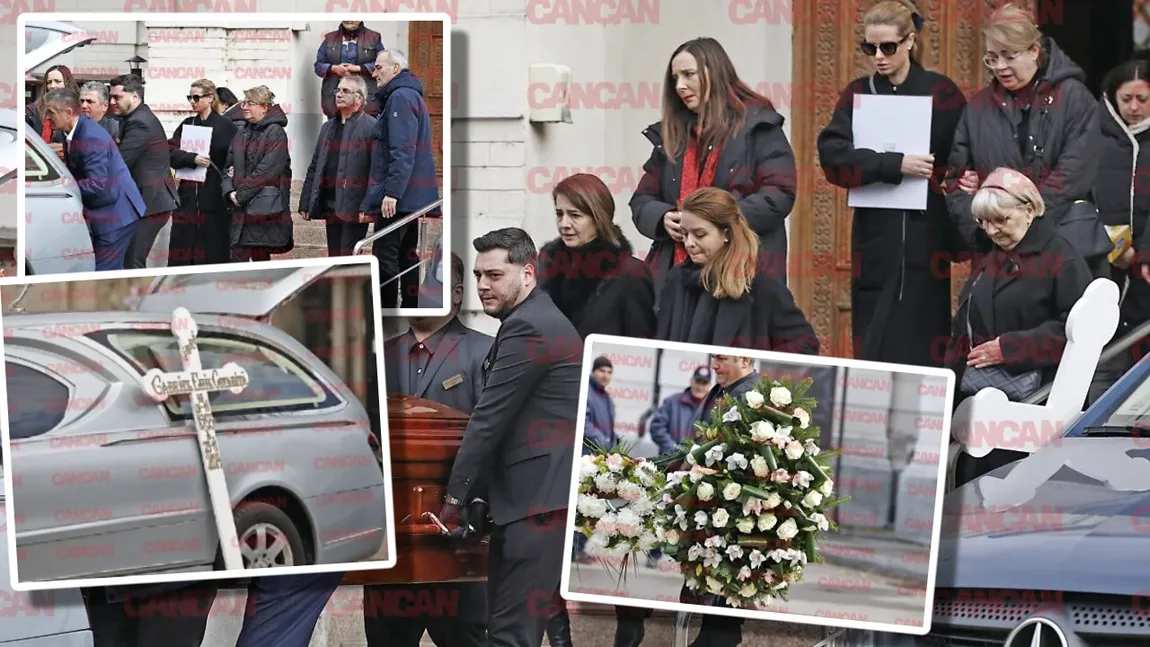 Gabriel Cotabiță, condus pe ultimul drum de familie și prieteni. Primele imagini de la înmormântare
