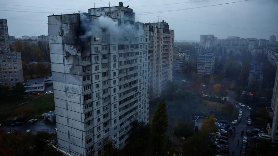 Rusia a atacat cu drone capitala Ucrainei. Au fost avariate clădiri şi linii electrice în Kiev