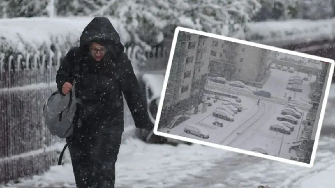 Iarnă în toată regula în România. Alertă meteo ANM de lapoviță și ninsoare, unde lovește urgia