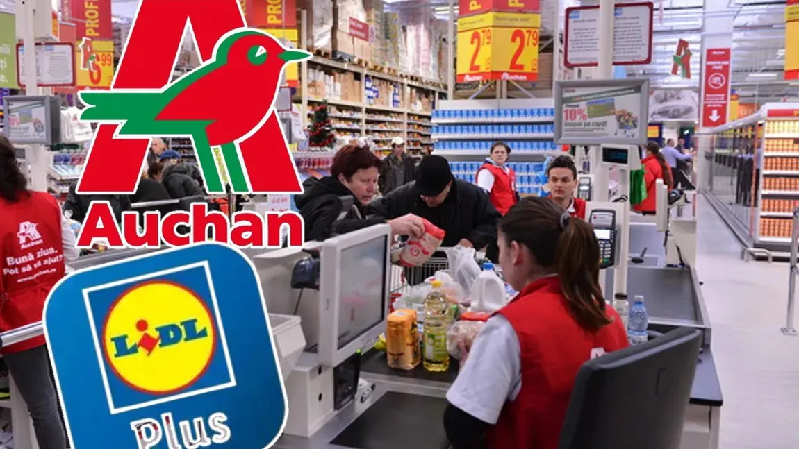 Produsele sub 5 lei care apar în toate magazinele Lidl și Auchan. Românii vor sta la coadă ca pe vremea lui Ceaușescu pentru reduceri