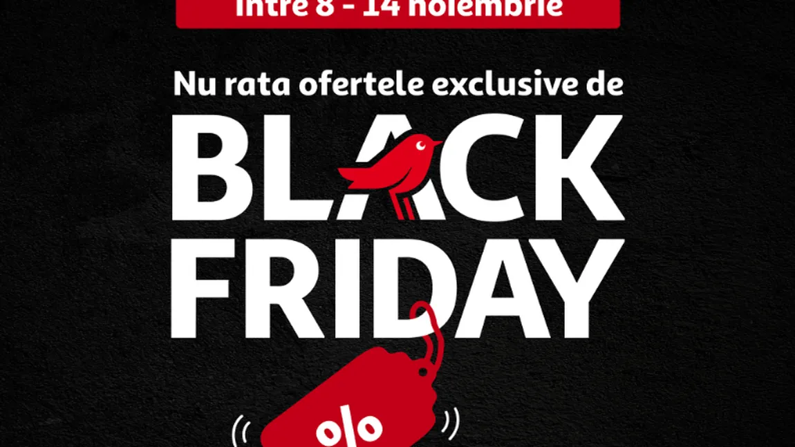 Black Friday Auchan 2024. Reduceri de până la 50% la peste 1.000 de produse