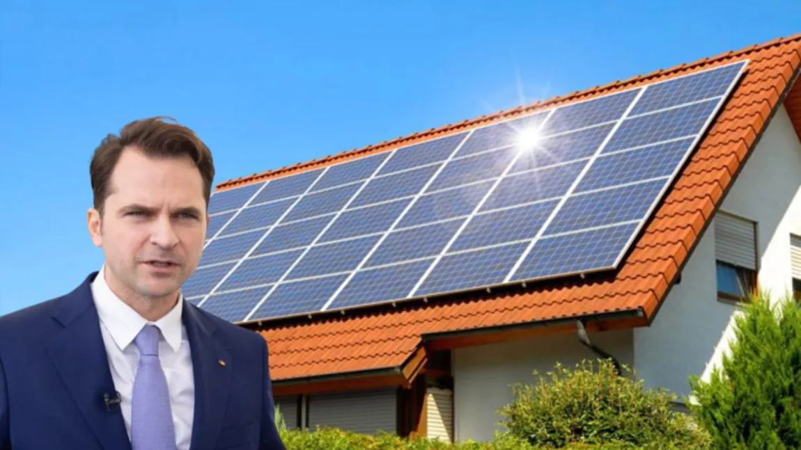 Ministrul Burduja anunță că va promova un proiect legislativ prin care toate blocurile să poată avea panouri solare